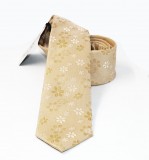                    NM slim szövött nyakkendő - Vanilia virágos Mintás nyakkendők